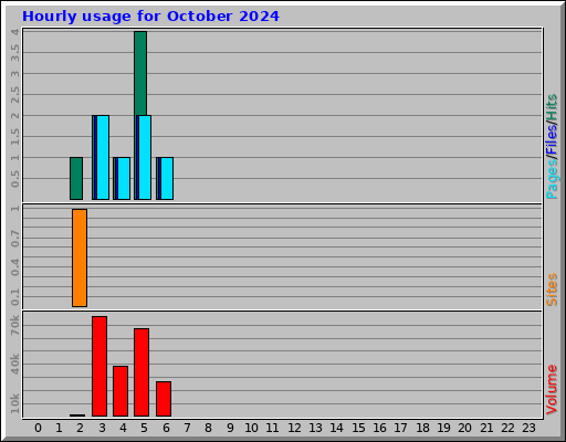 Hourly usage for October 2024 Hourly usage for October 2024