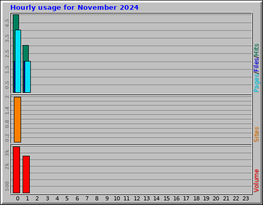Hourly usage for November 2024 Hourly usage for November 2024